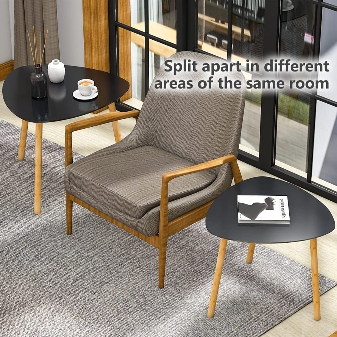 Side tables set - 2 pieces - SHAM134