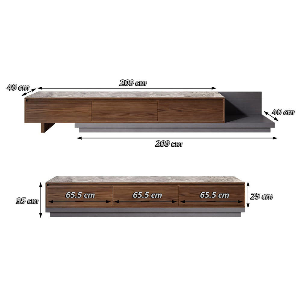 TV table 200 x 40 cm - WDY101