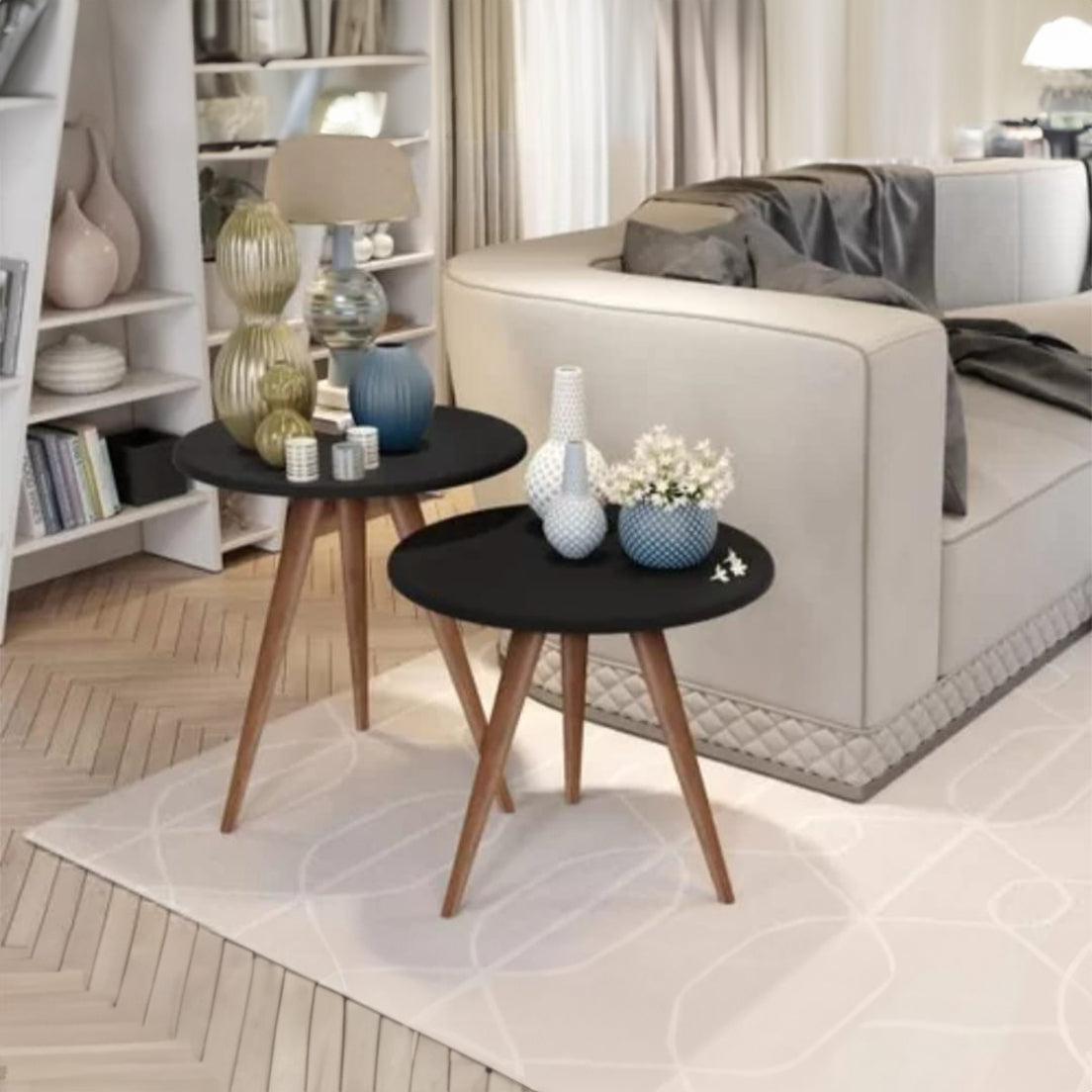 Side tables set - 2 pieces - SHAM132