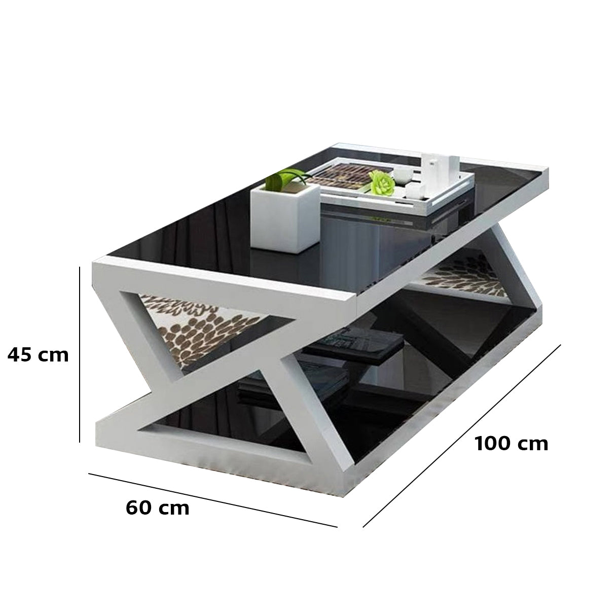 Coffee table 50 x 80 cm - MADE541