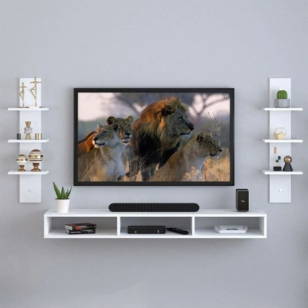 ترابيزة تليفيزون مع وحدة عرض