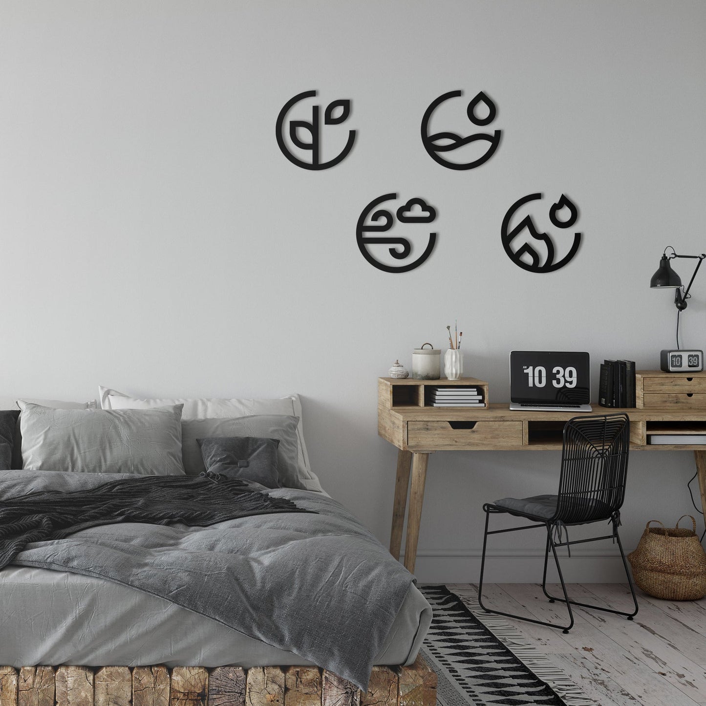 ديكور حائط - مقاسات متعددة - RNE222