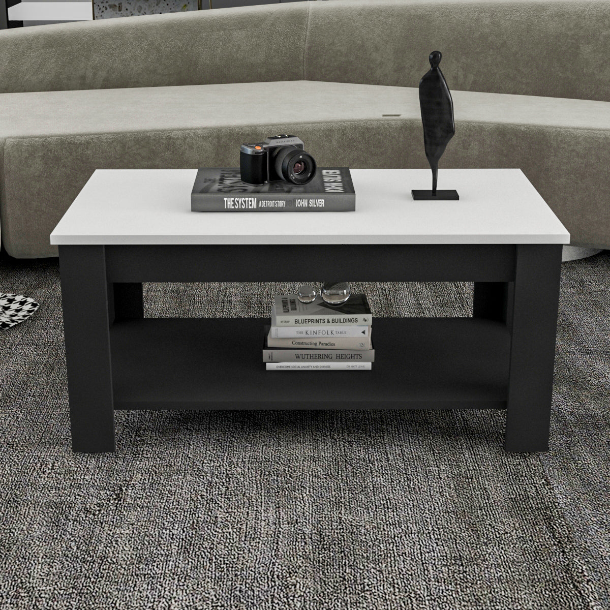 Coffee table 52 x 92 cm - ZAF18 – Chic Homz