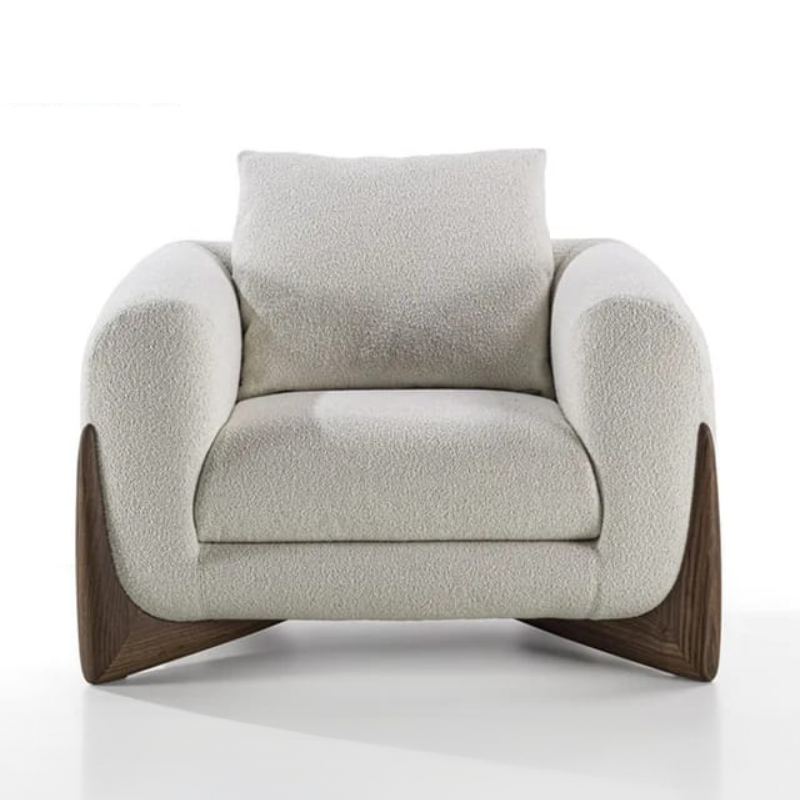 كرسي خشب زان 85×80سم- SBF222