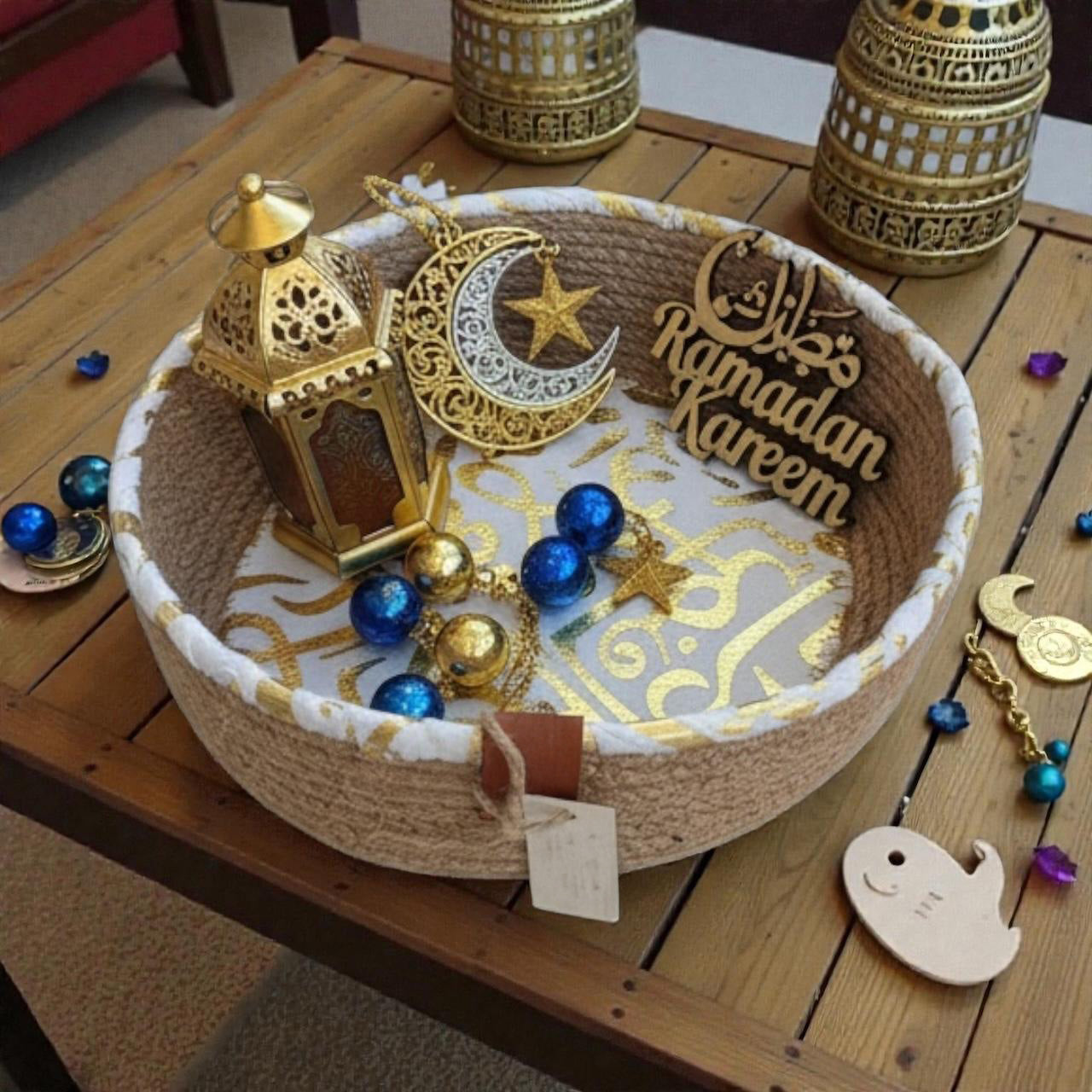 سلة ياميش رمضان - مقاسات متعددة - WVN22
