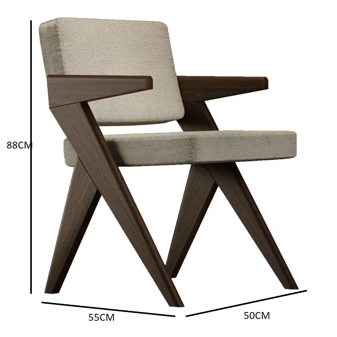 Beech wood chair 55x50cm - HMS95