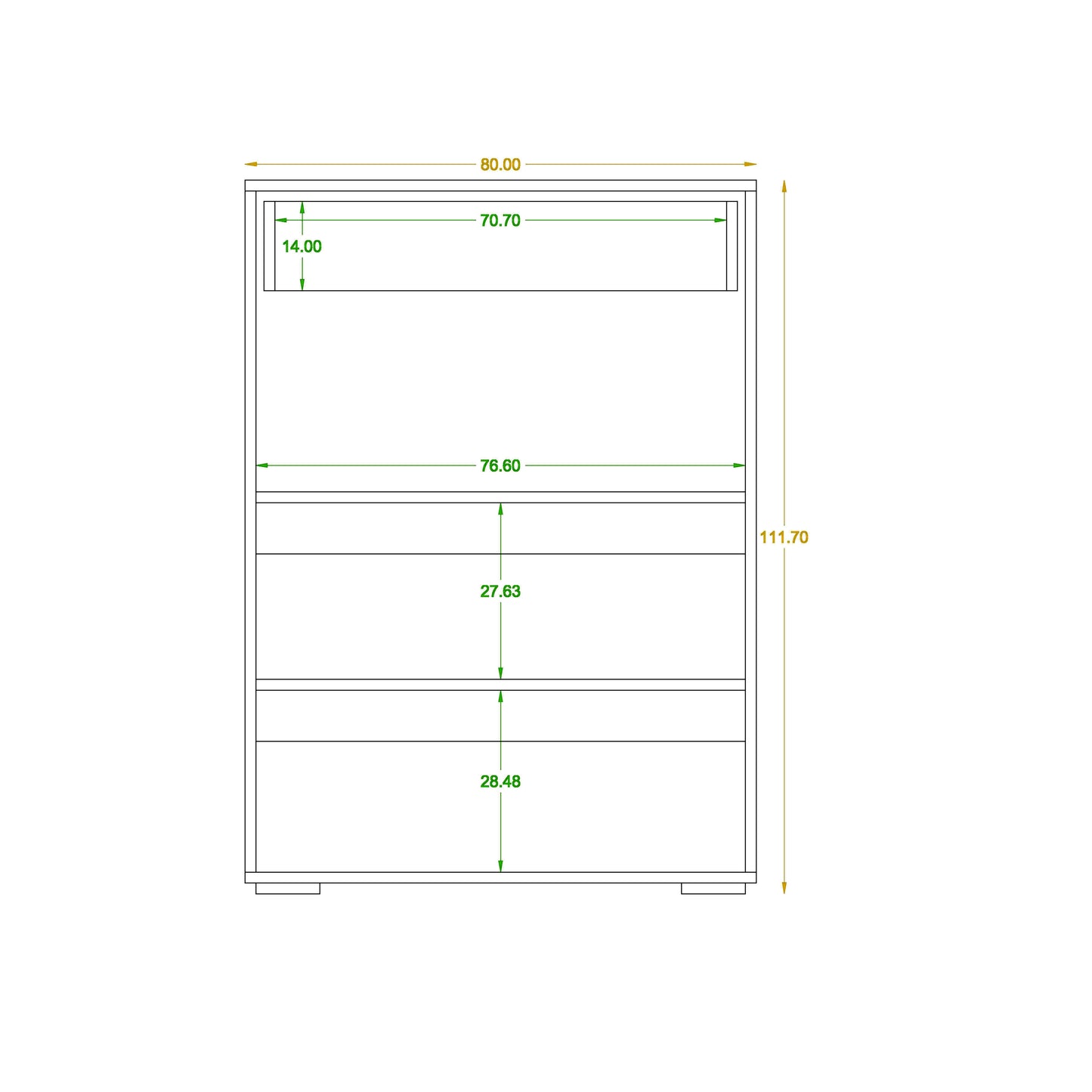 Shoe rack 37 x 80 cm - ZAF153