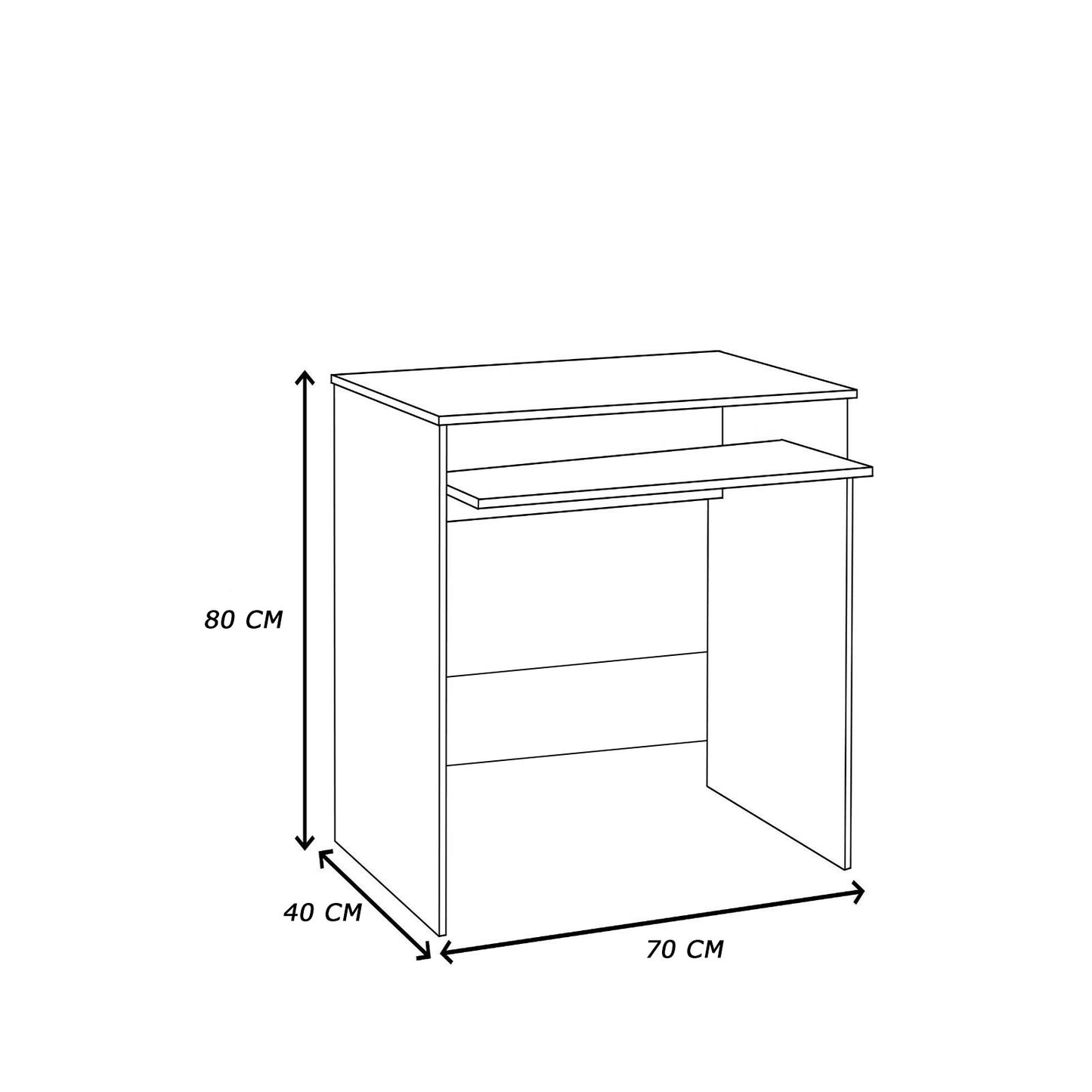 مكتب 70×80سم- FAN16