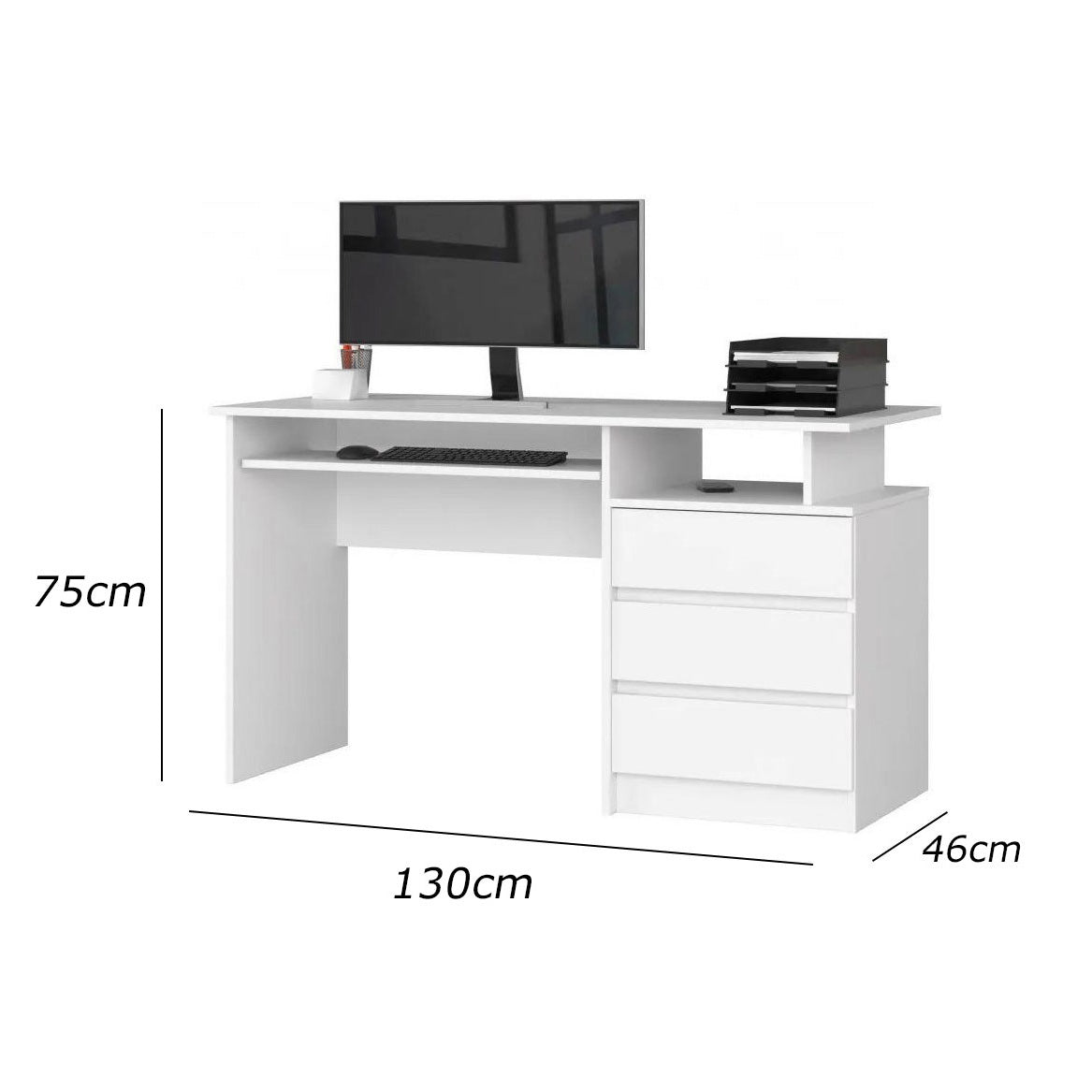 مكتب 130×46سم - FAN407