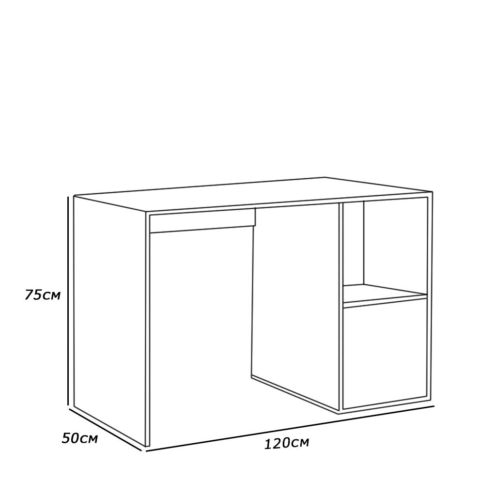 مكتب 120×75سم- FAN18