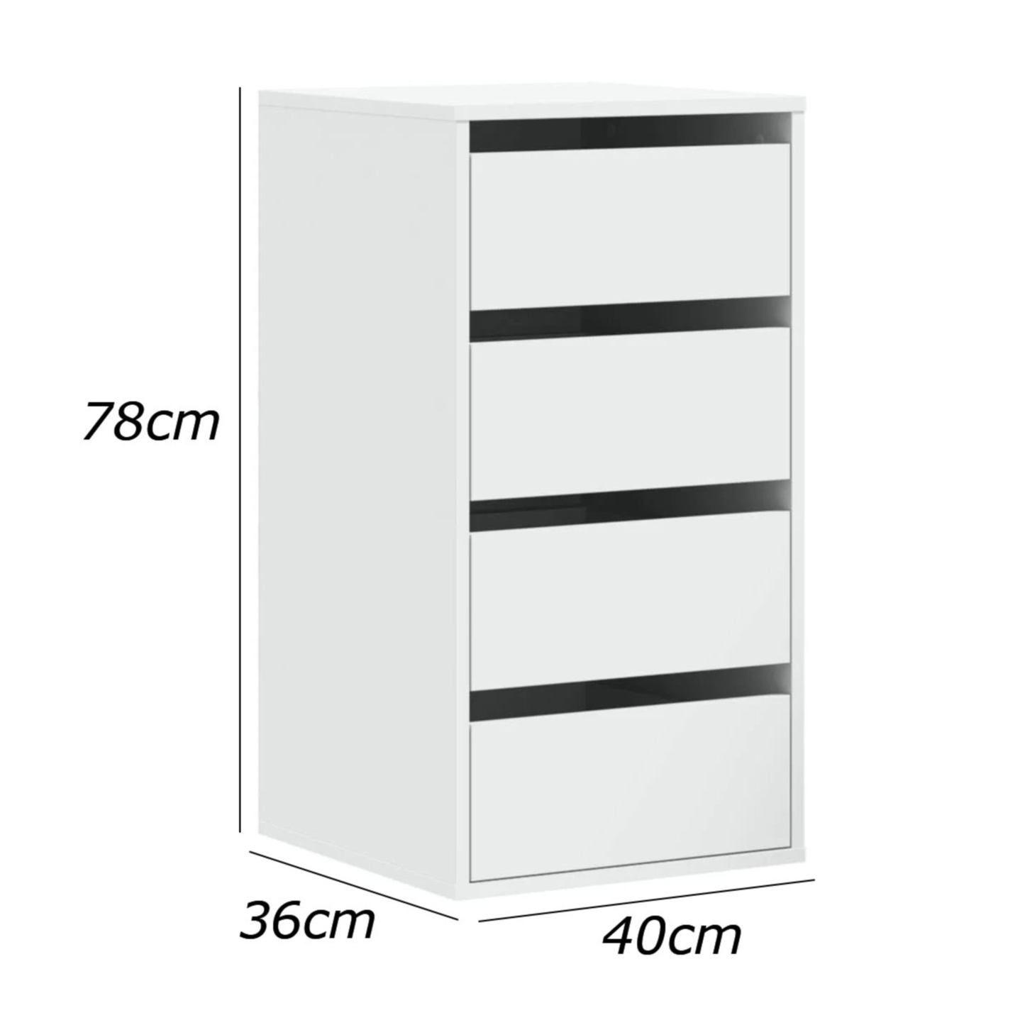 وحدة أدراج 78×40سم - FAN713