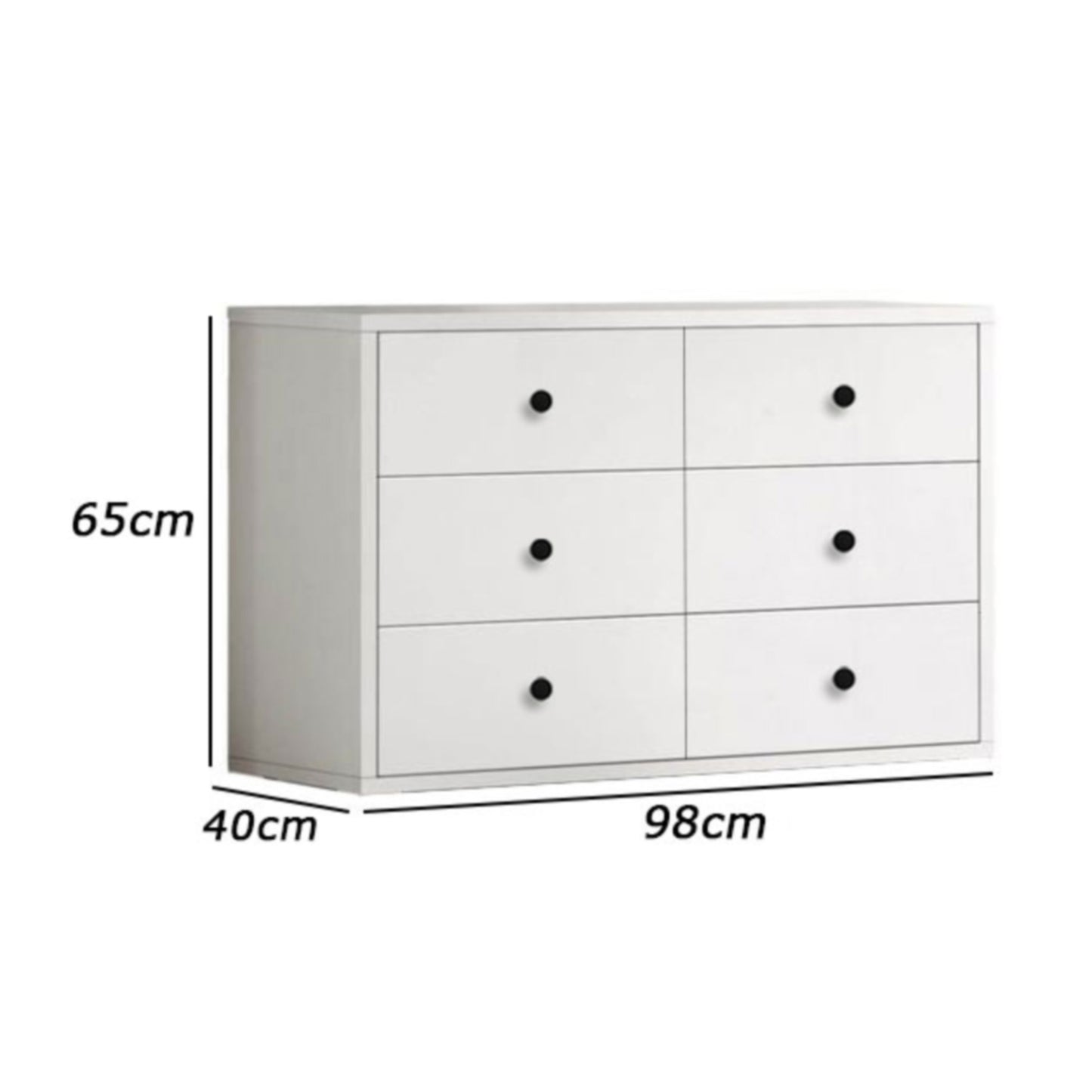 وحدة أدراج 98×65سم - FAN916
