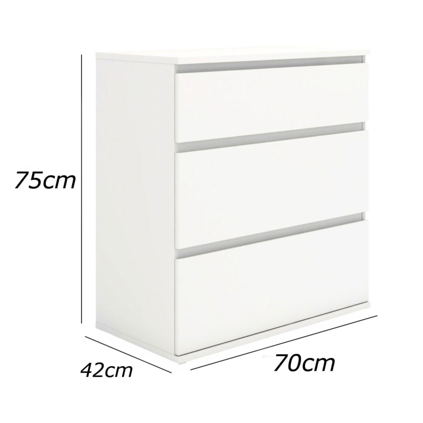 وحدة أدراج 75×70سم - FAN723