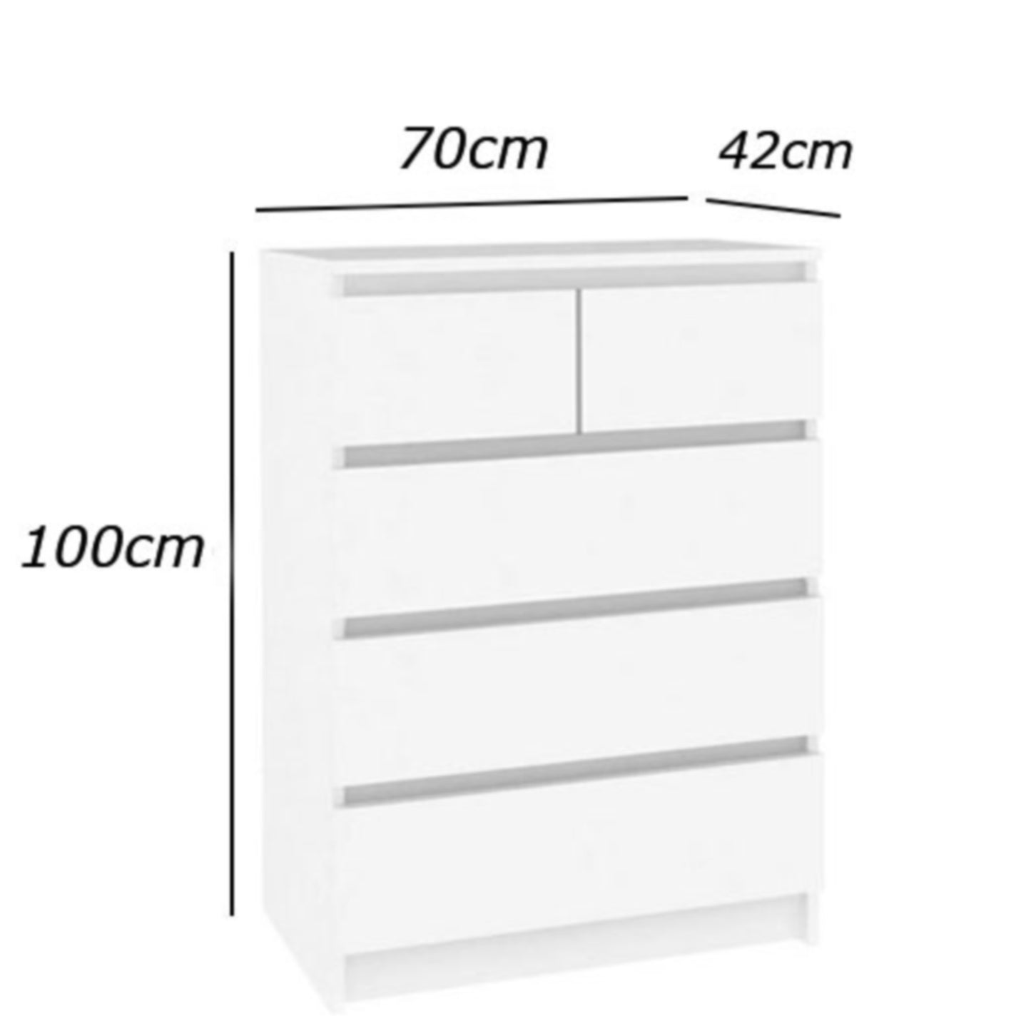 وحدة أدراج 100×70سم - FAN728