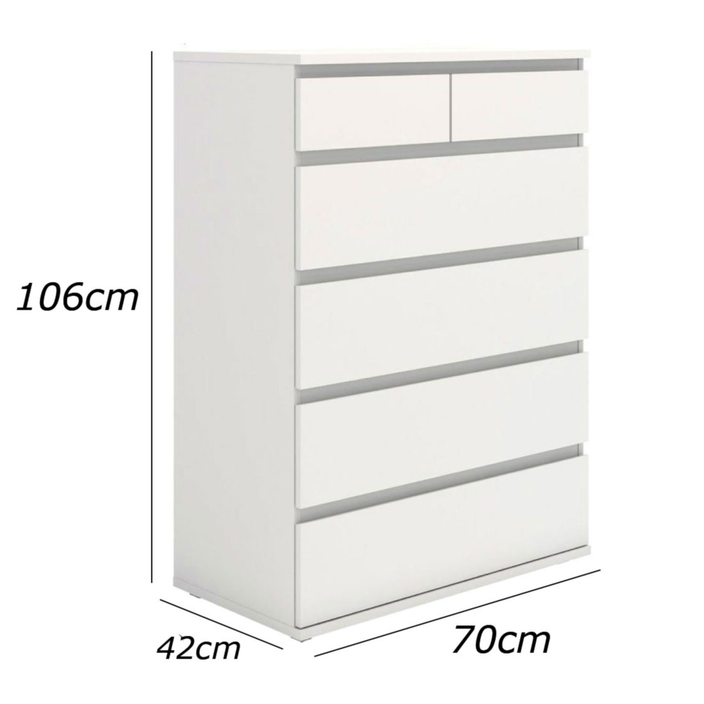 وحدة أدراج 106×70سم - FAN750