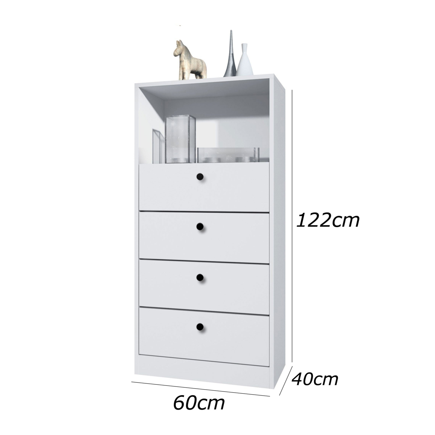 وحدة أدراج 122×60سم - FAN754