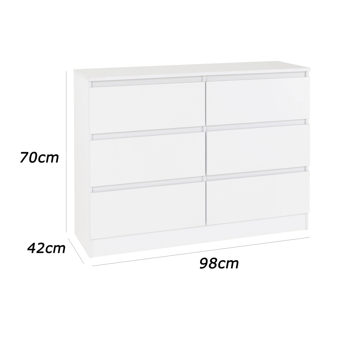 وحدة أدراج 98×42سم - FAN756