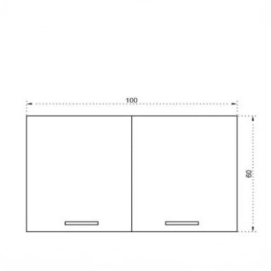 Kitchen Storage Unit 100x60cm - KAF32