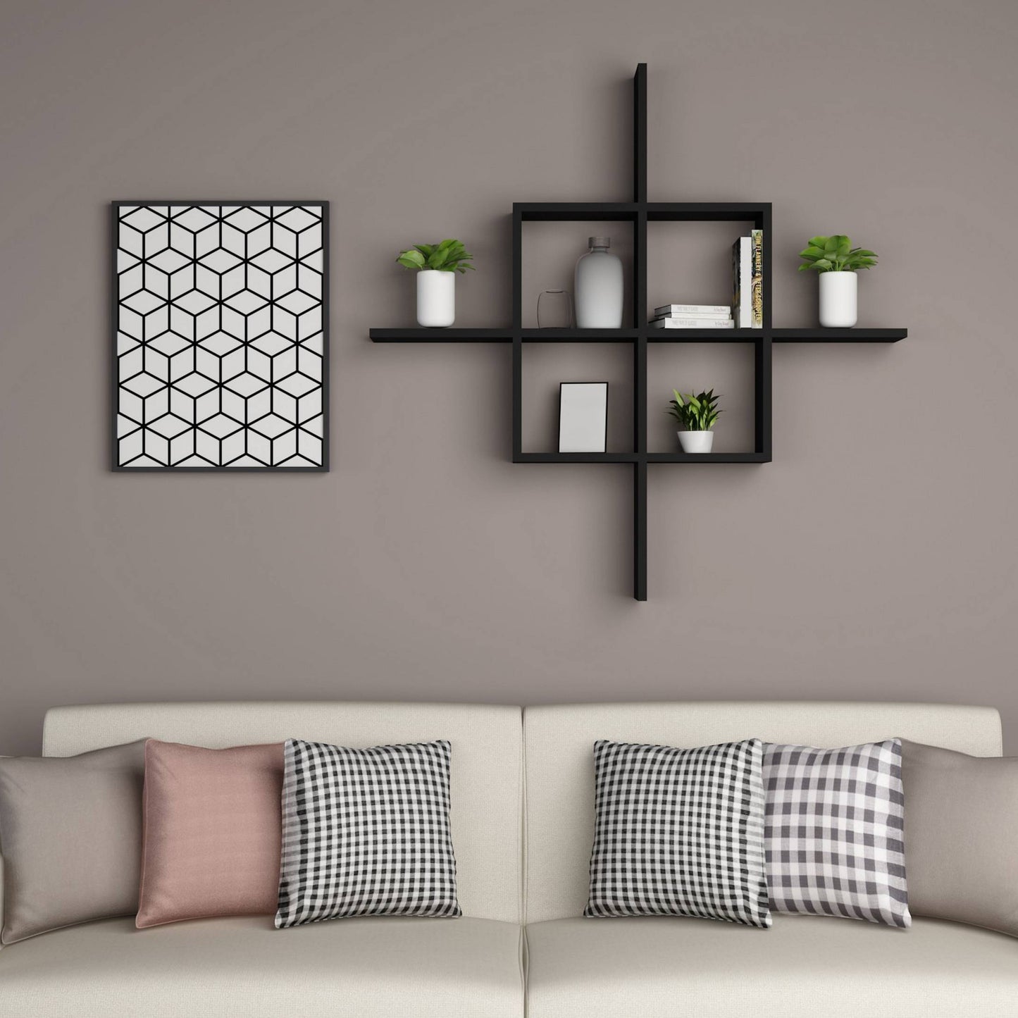 أرفف حائط ديكور