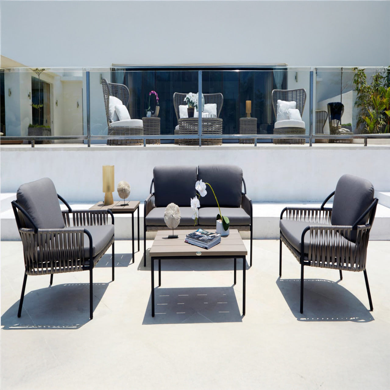 Outdoor Furniture Set - 5 Pieces - SAT212