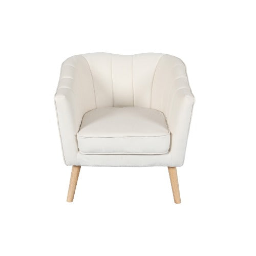 كرسي فوتيه خشب زان 75×75سم- SBF84