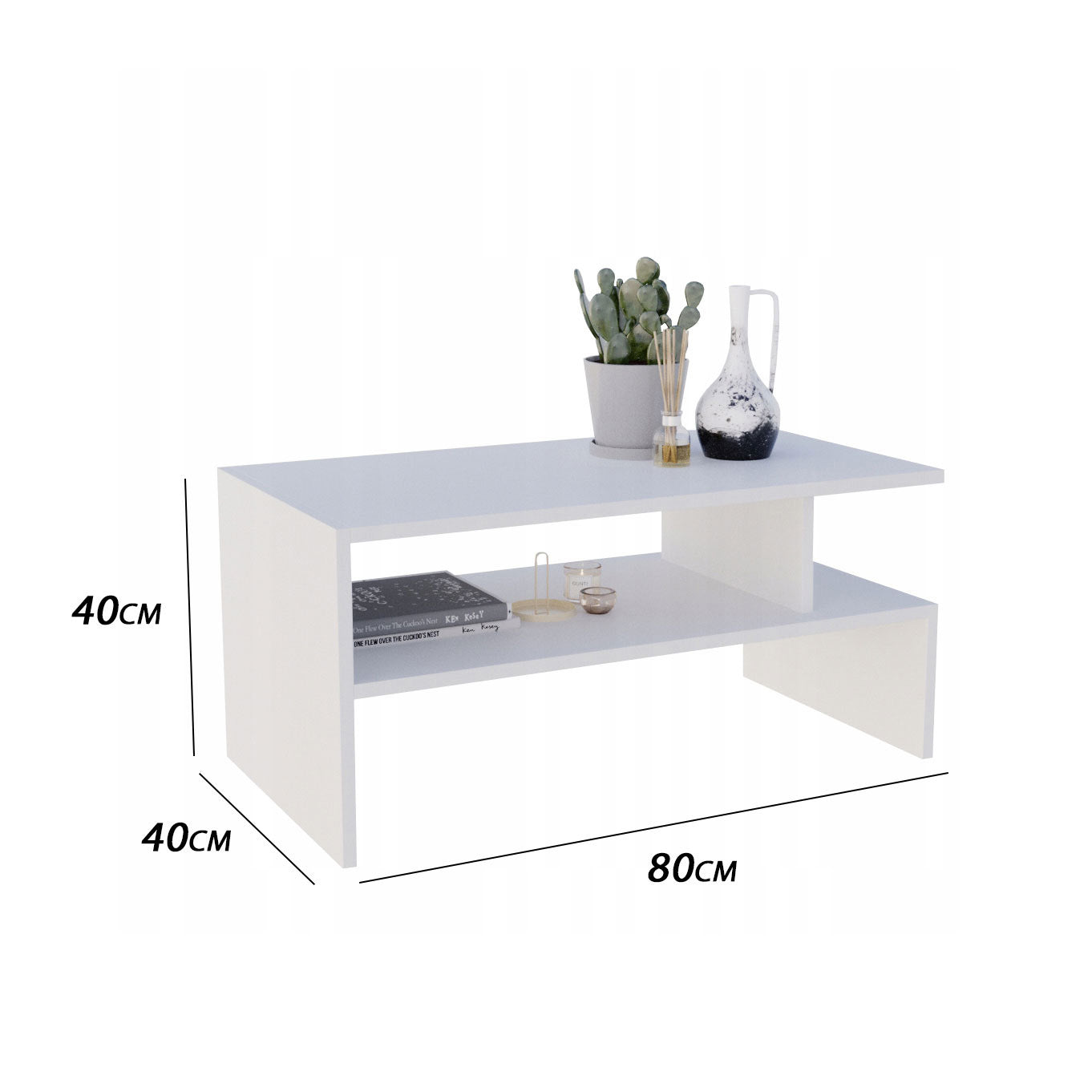 Coffee table 80 x 40 cm - FAN100