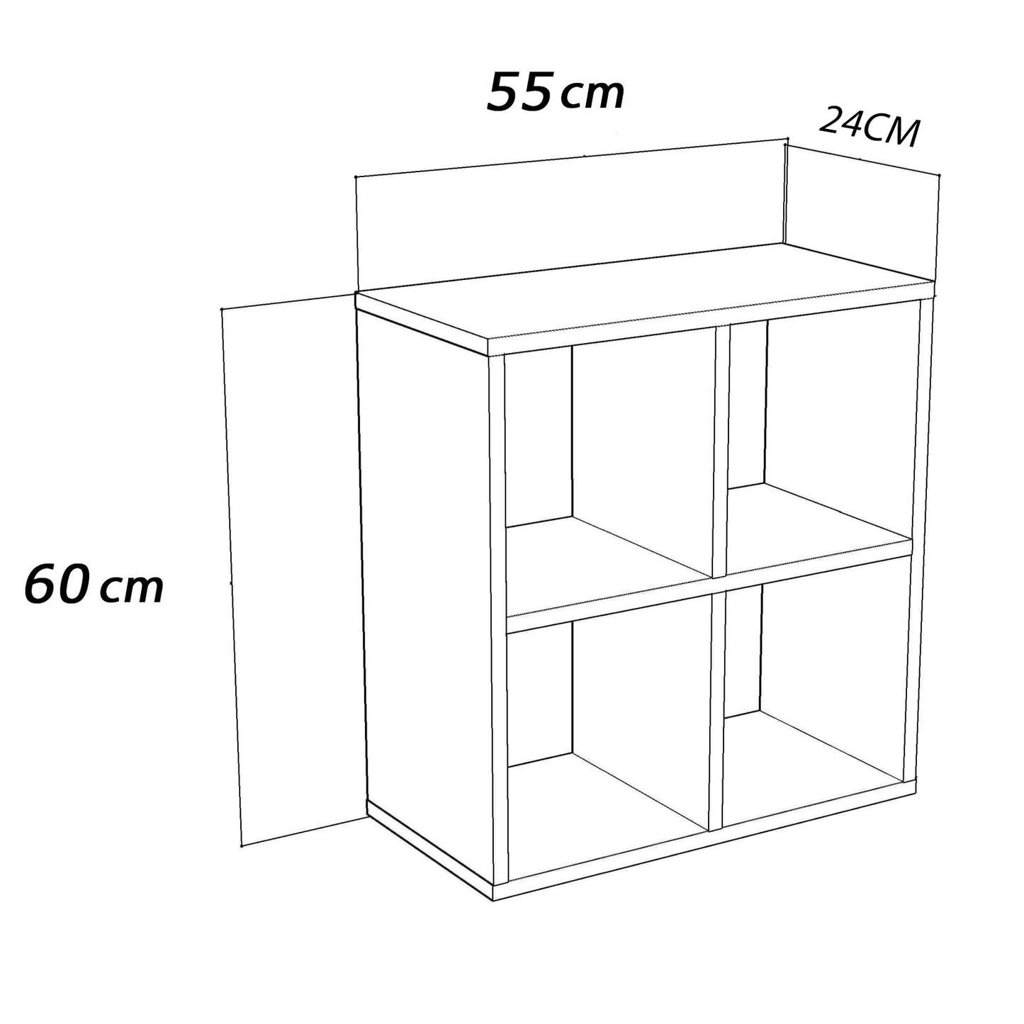 Side table 55 x 24 cm - FAN109