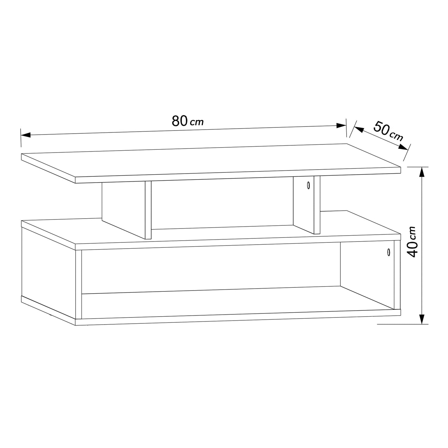 ترابيزة قهوة 80×50سم- FAN166