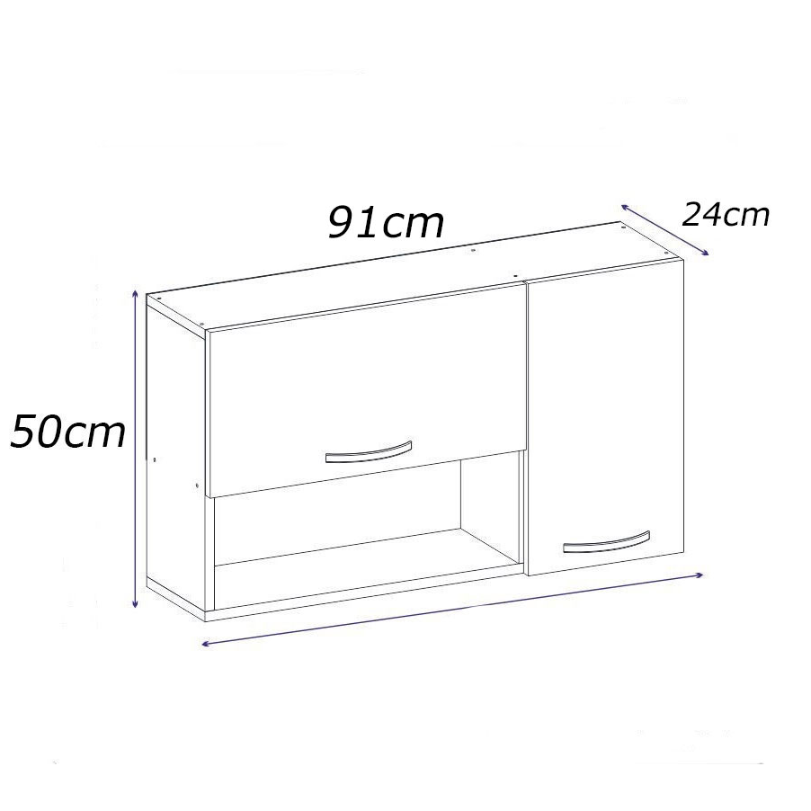 وحدة تخزين مطبخ 91×24سم- FAN56