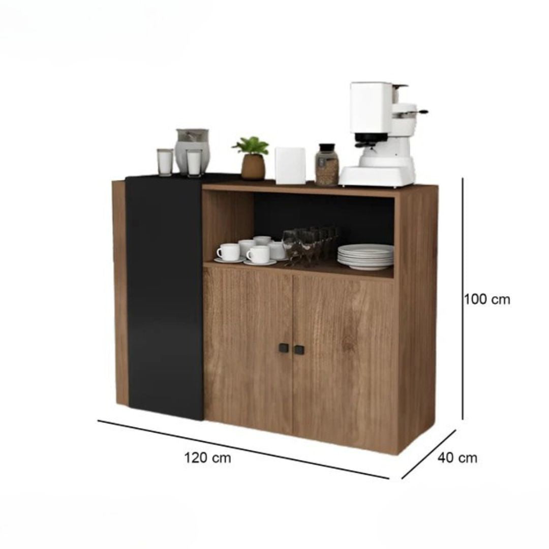 كوفي كورنر مع رف 120×40سم - ORN78