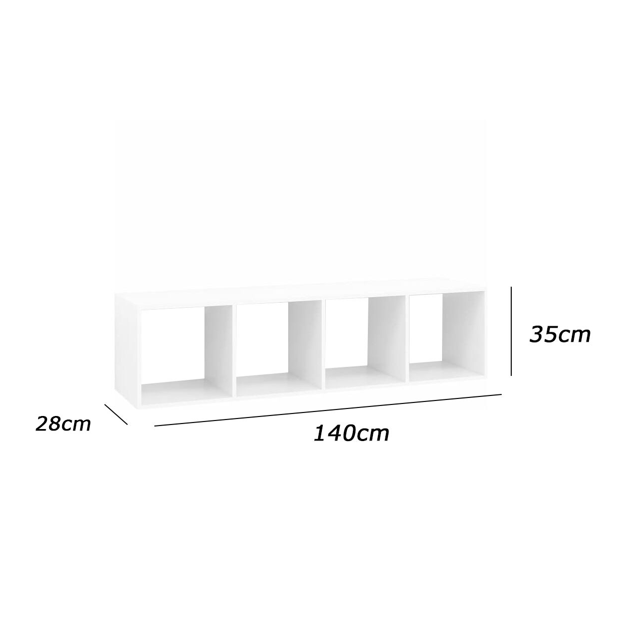 TV table 140 x 28 cm - FAN76