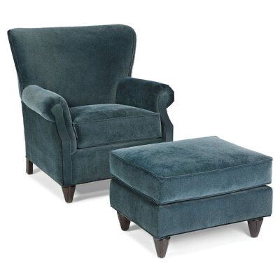 Chair and pouf - chair 75 x 75 cm - pouf 50 x 60 cm - FUD188