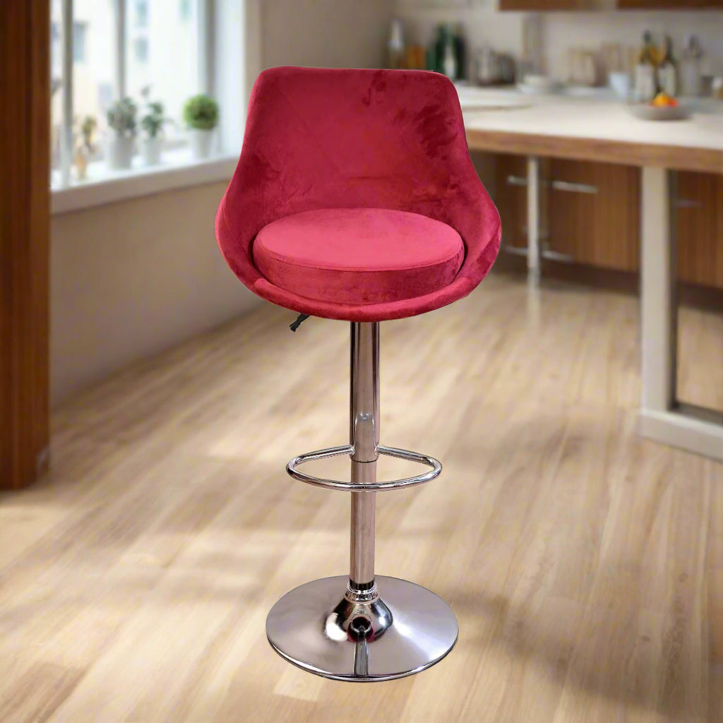 Hydraulic Bar stool -AC75 - red