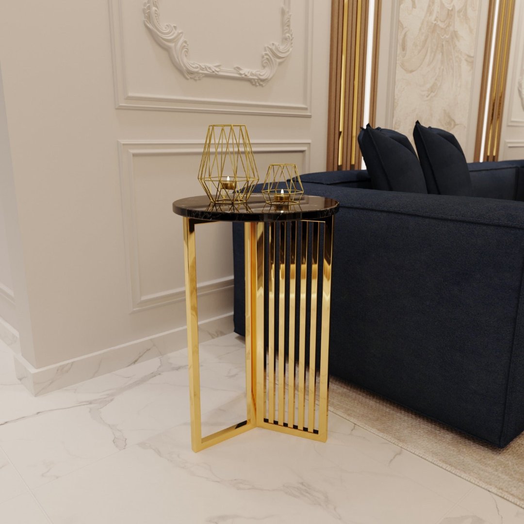 ترابيزة جانبية ستانلس ستيل