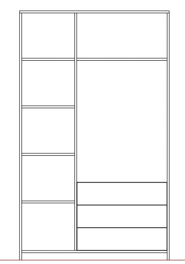 Wardrobe 200×120 cm - SHR316