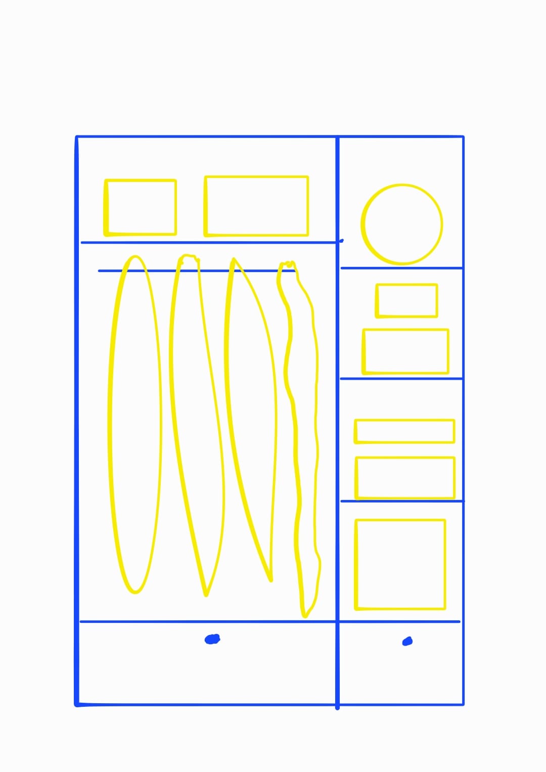 دولاب 200×120سم - GMF47
