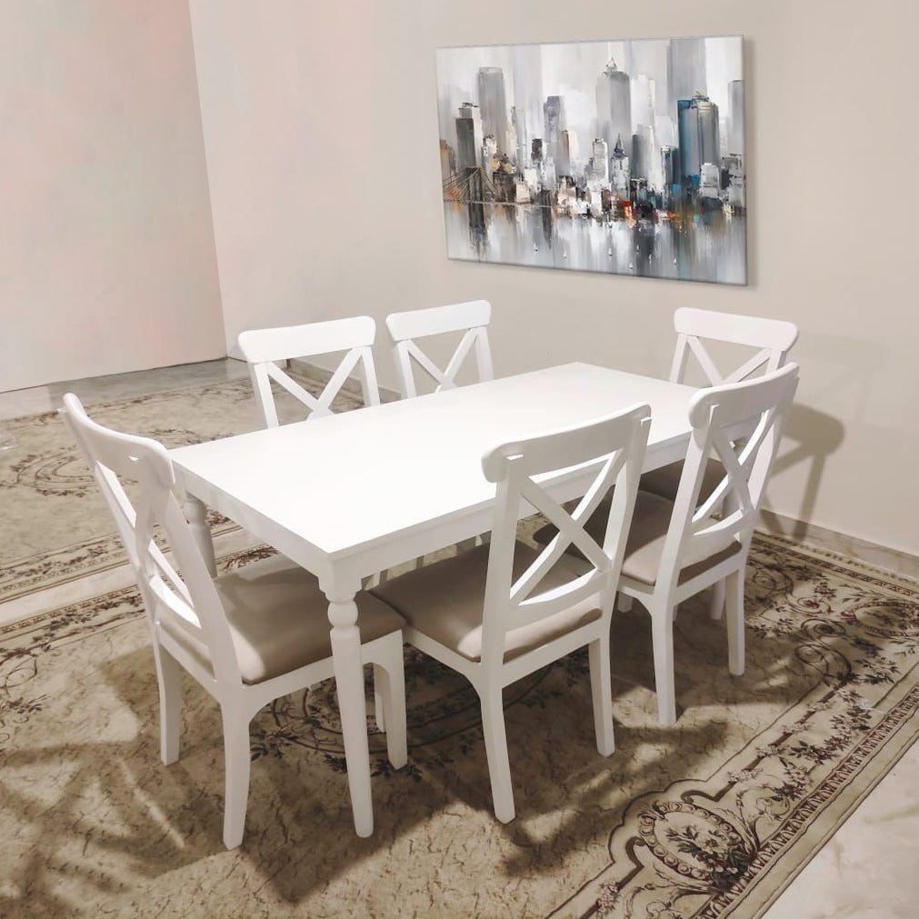 Dining table - 7 pieces - MES125