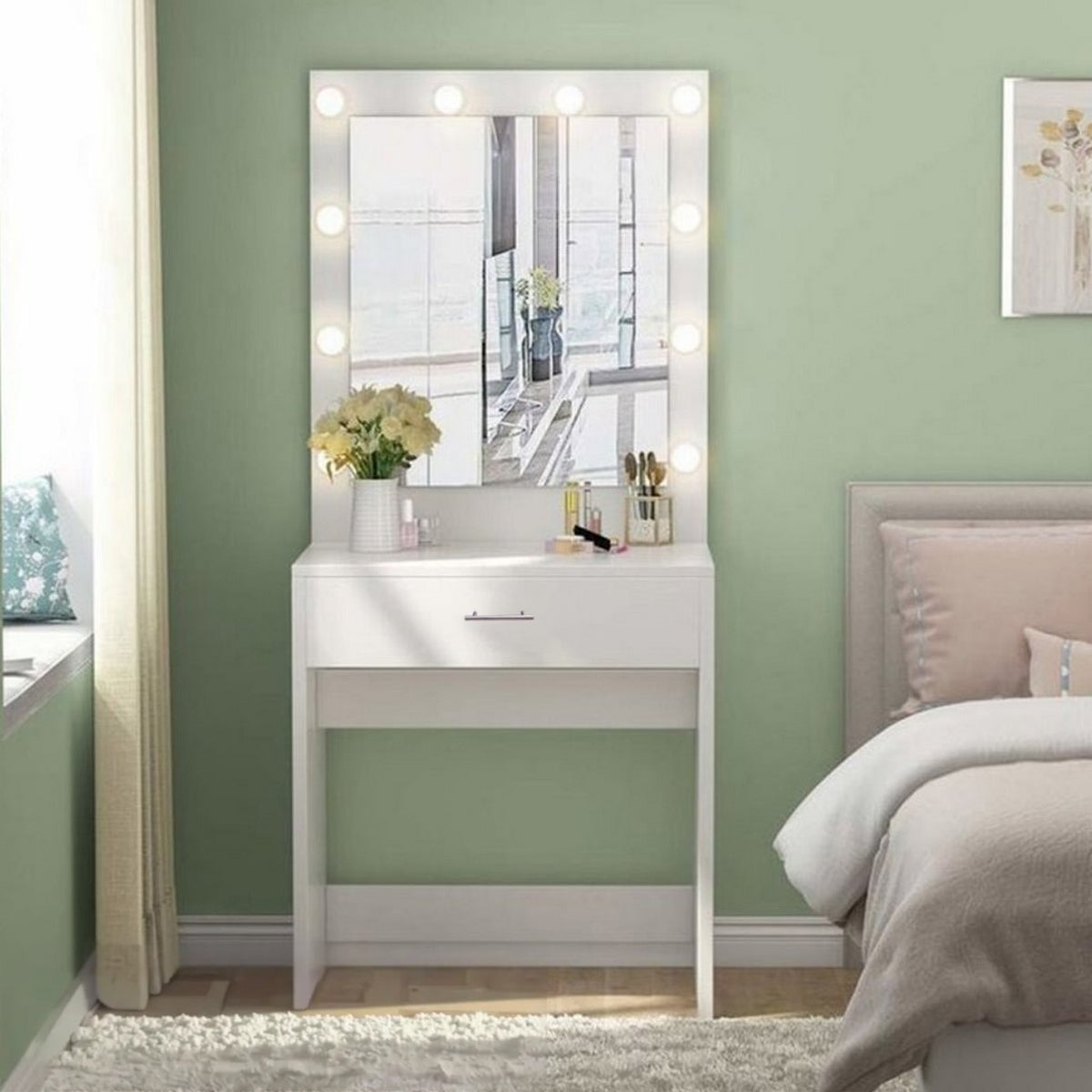 تسريحة بمرايا