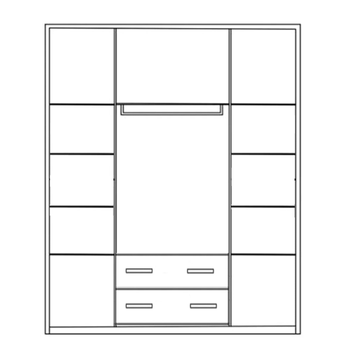دولاب 180×200سم - WK113