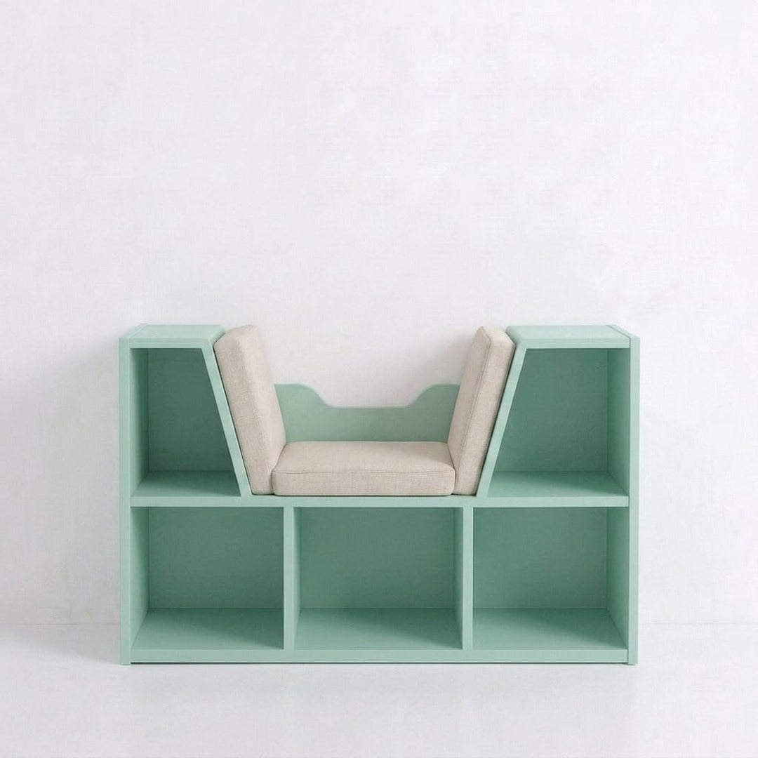 Kids library with a seat 120x50 cm - TIU141
