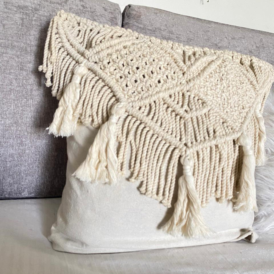 كوشن مكرمية 45×45سم - DIVA10