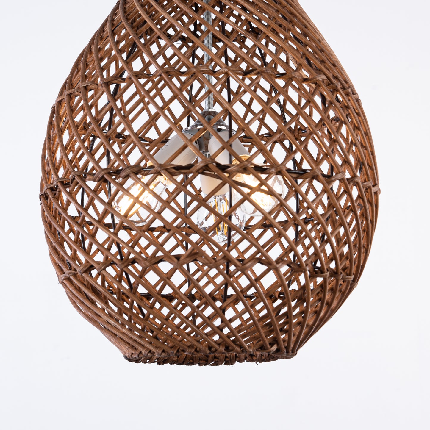 Natural bamboo chandelier 40 x 40 cm - TBS553