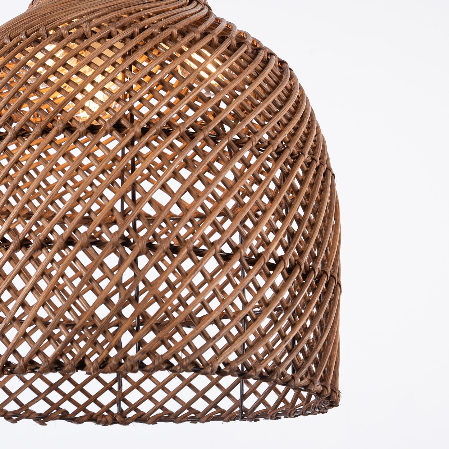 نجفة بامبو طبيعي 50×50سم - TBS580