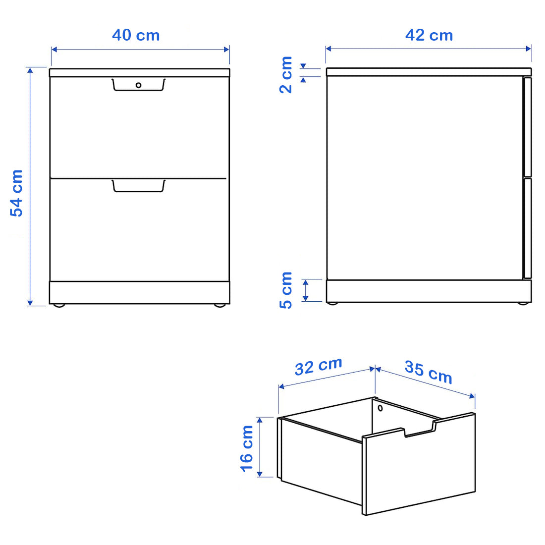 Commode 42 x 40 cm - WDY35