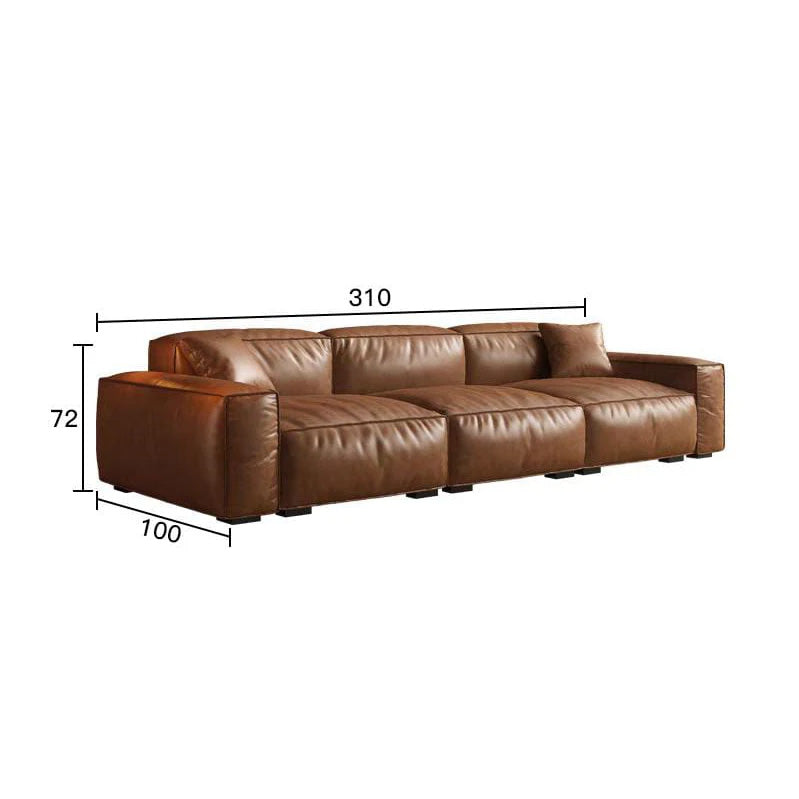 Beech wood sofa 310 x 100 cm - HMS29