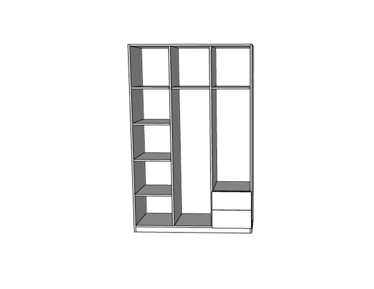 Wardrobe 210×120 cm - SHR340