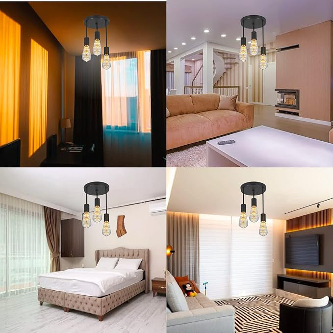 Triple Ceiling Lamp 60x30cm - SHLT405