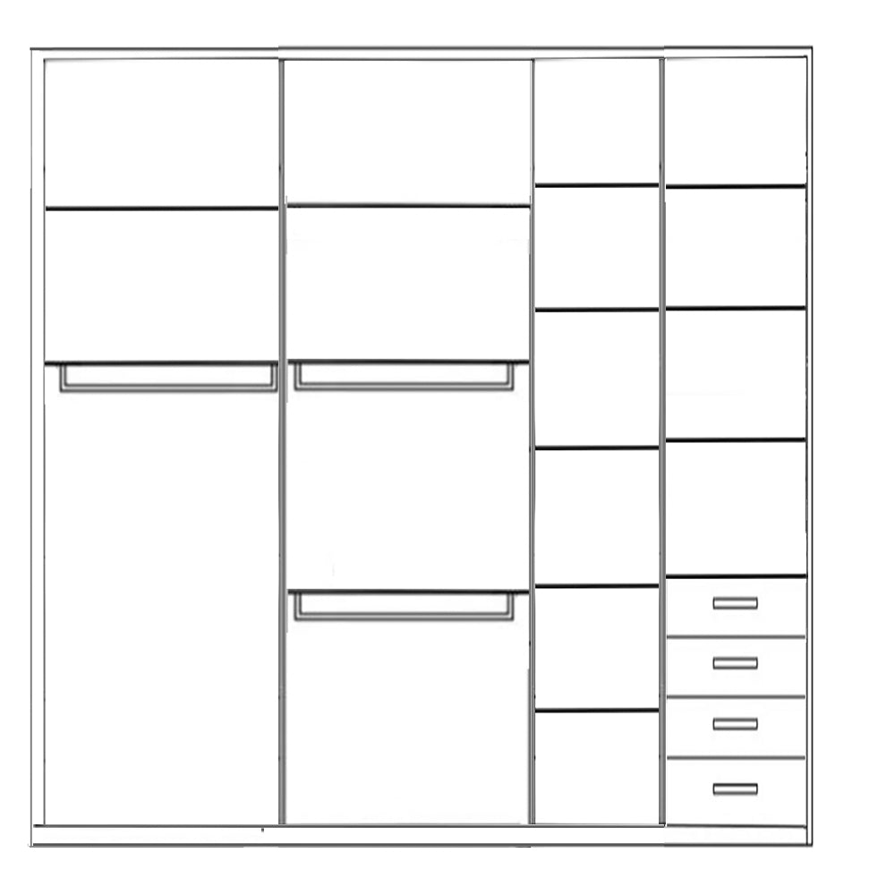 Cupboard 240 x 240 cm - TOP16