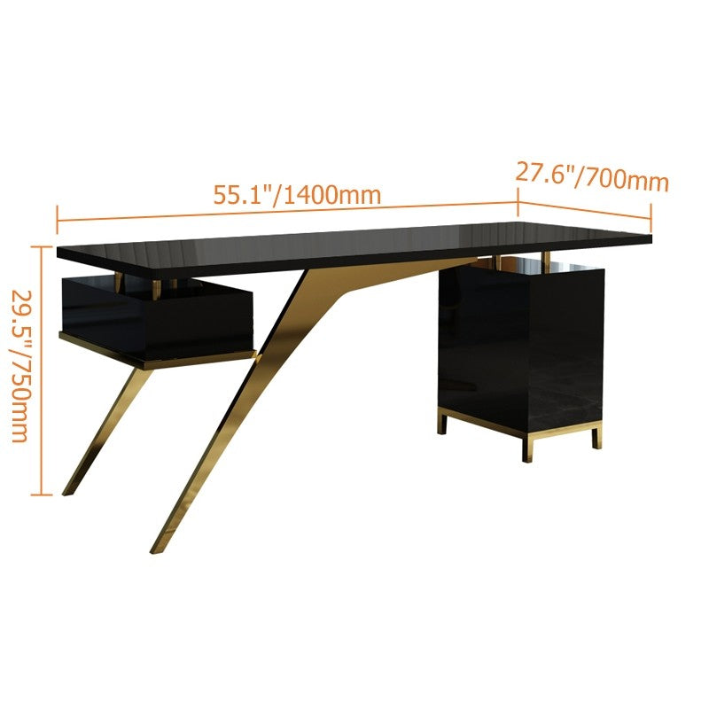 مكتب مدير خشب طبيعي 70×200سم - PIO66-1