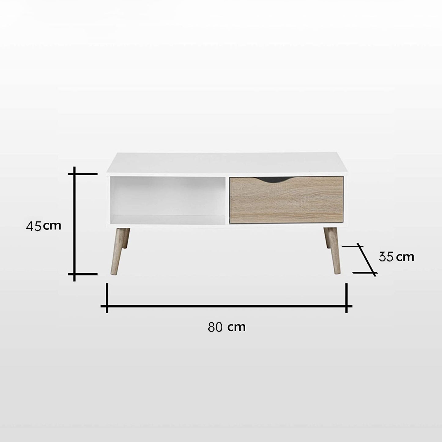Coffee table 35 x 80 cm - SHR37